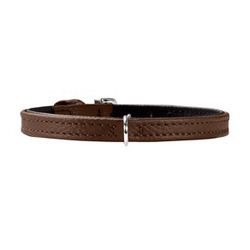 Hundhalsband Nappa Tiny, Brown