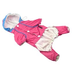4-legged Light Wind/Rain Suit Pink
