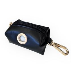 Not Too Pet Poo Bag Holder Black