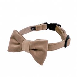 Halsband Bow-Tie Velvet Dream Beige