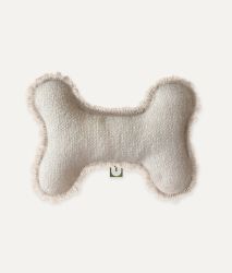 Fleky Dog Toy, White