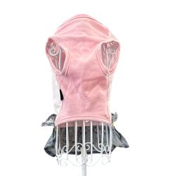 Pink USA flag jeans dress 26cm