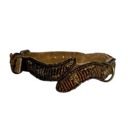Handmade African Collar - Brown