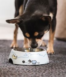 Moomin Pets food bowl, blue Small