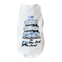 I Love My Dog T-Shirt Sparkling Cake