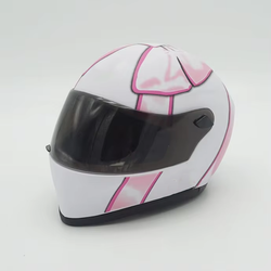 Pet Helmet Biker Pink Bow