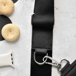 Cocopup London Bag Strap Plain Black