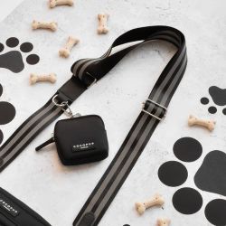 Cocopup London Bag Strap Reflective Black