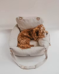 By Teddy Bouclé Car Seat, Beige