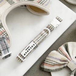 Cocopup London Oxford Plaid Hundhalsband