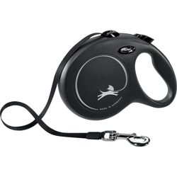 Flexikoppel New Classic L, 8m band, Svart