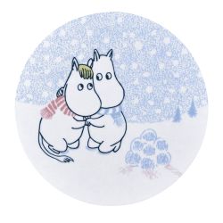 Moomin coaster Let it Snow Ø10cm