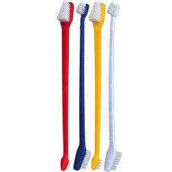 Tandborste dubbelsidig, hund 4-pack