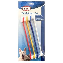 Tandborste dubbelsidig, hund 4-pack