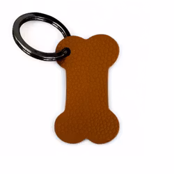 MILLE W NORDISK DESIGN Key Ring Dog bone, Cognac