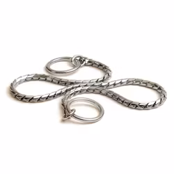 Snake Strypkedja Silver