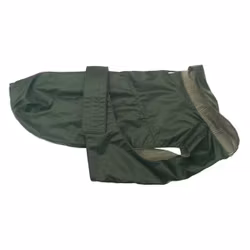 Pug/Fr.Bulldog Green Oilskin Raincoat