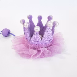 Födelsedagshatt Prinsesskrona Lila