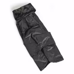 Greyhound Raincoat w. Fur Lining, Black