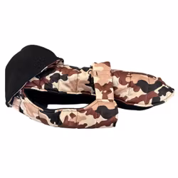 Dachshund Fleece-lined quilted coat, Camo