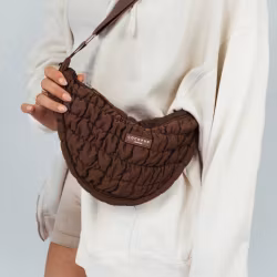 Cocopup Crescent Crossbody Bag, Espresso