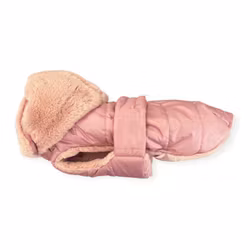 Quilted dog coat, Soft Pink