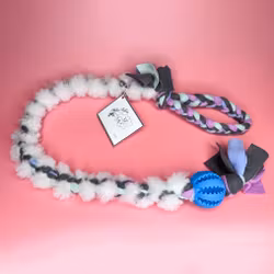 Handgjord Hundleksak Snuggle Rope med Boll