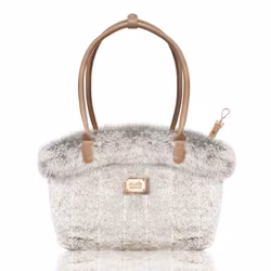 Milk & Pepper Nanouk Fluffy Pet Carrier, Small