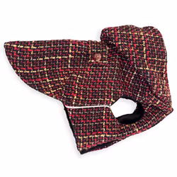 Wool Blend Jacket Red