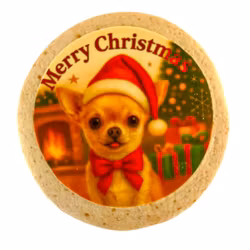 Dolci Impronte Chihuahua Christmas Cookie
