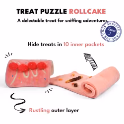 Roll-cake Dog Snuffle Toy