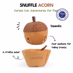 Acorn Dog Toy