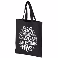 Tygkasse med tryck - Only my Dog