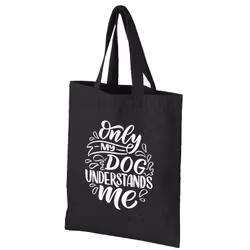 Tygkasse med tryck - Only my Dog