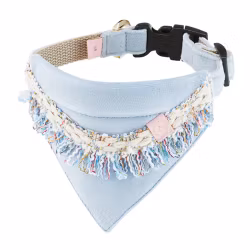 Hundhalsband Aurora Boho Bandana Blue