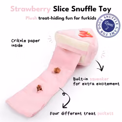 Strawberry Cake Interactive Snuffle Toy - Level 2