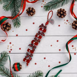 Jackie Hundrosetter Christmas, Small Plastspänne