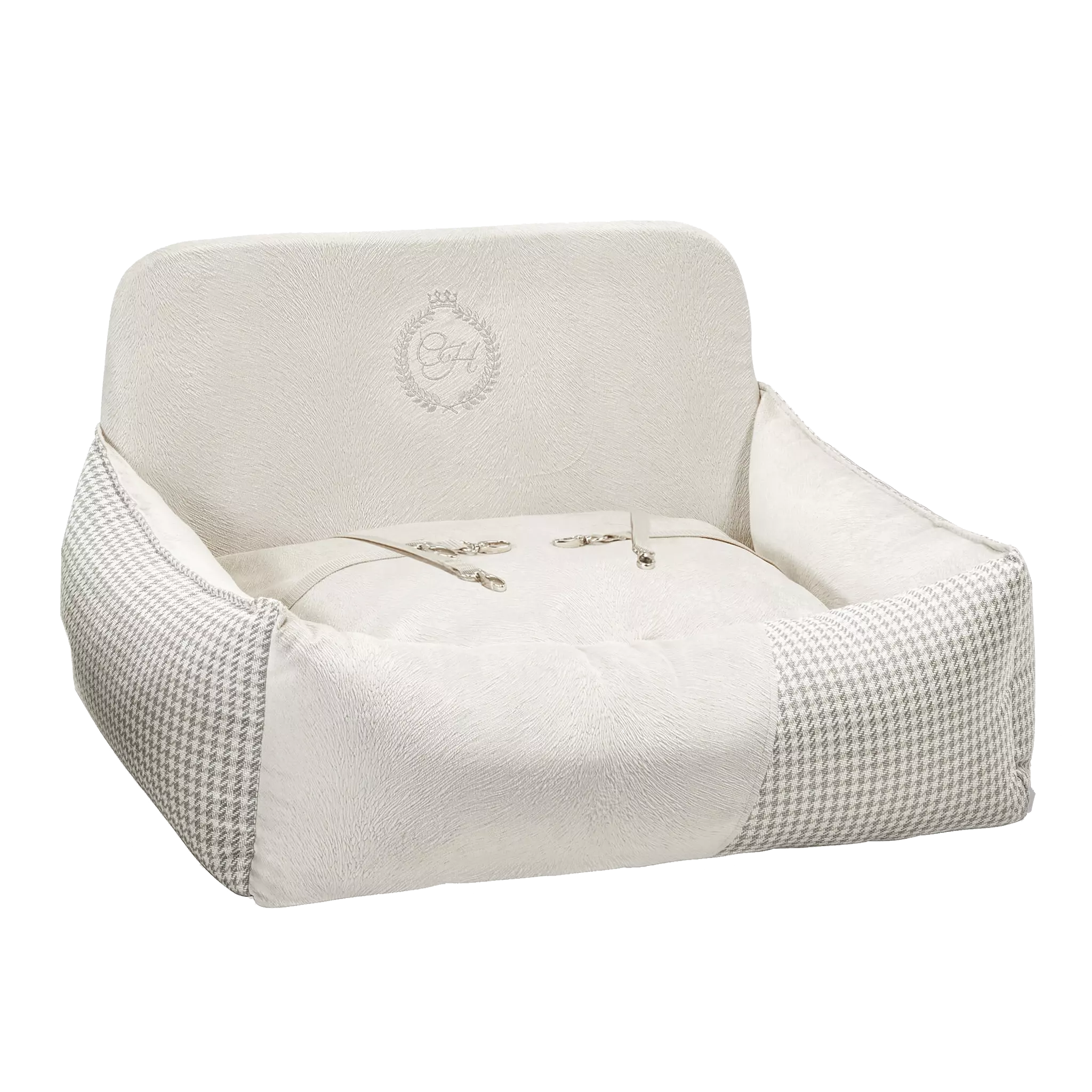 Berlin Bilstol för hund, Ecru