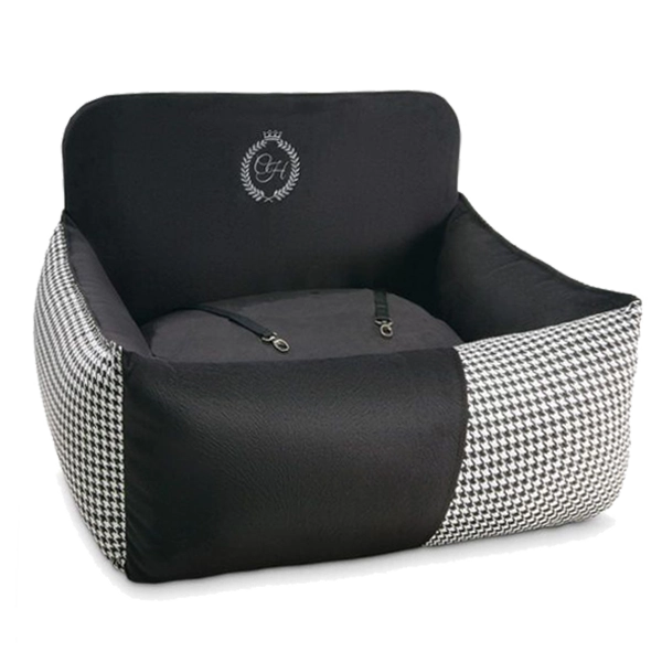 Porto Svart Bilstol till Hund