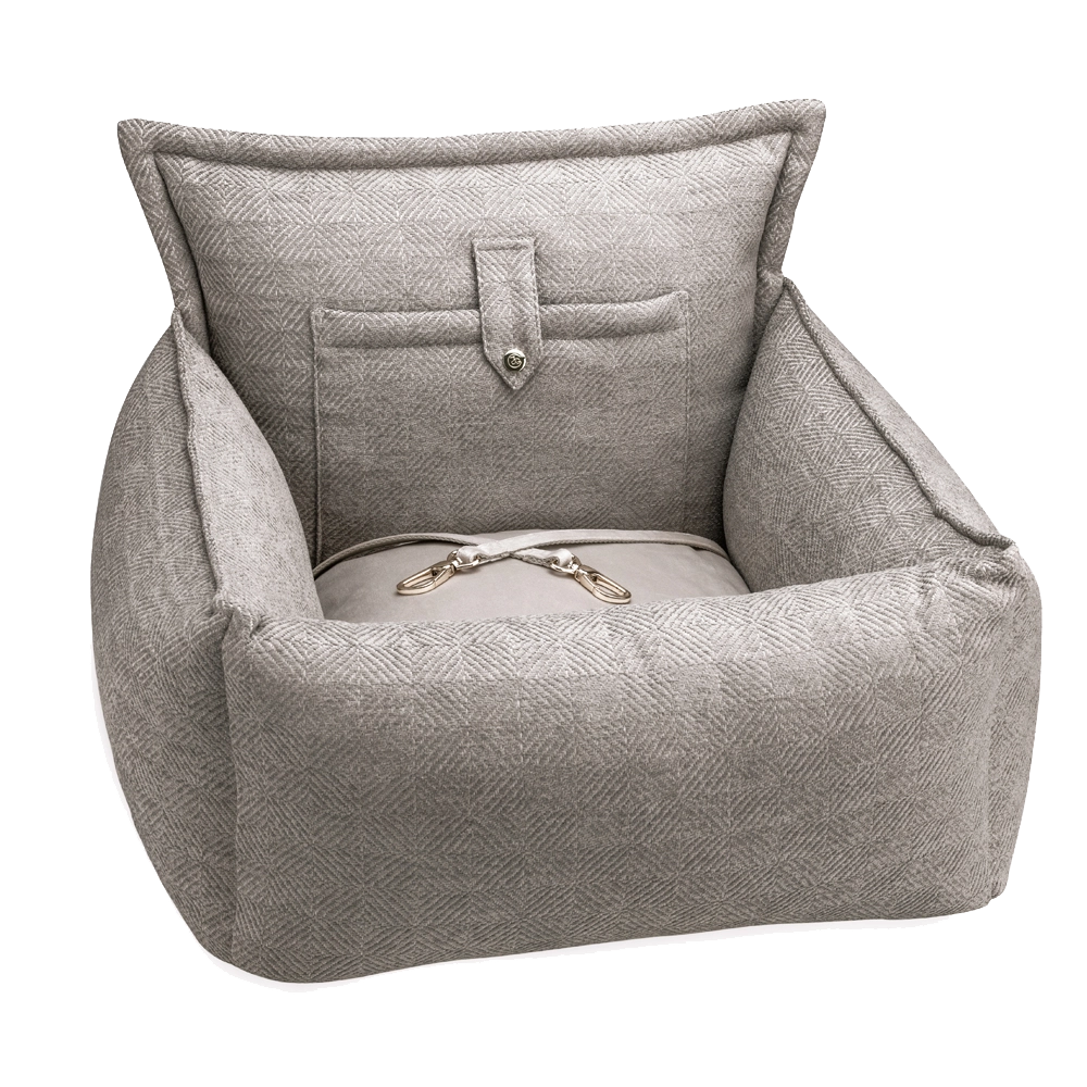 Florence Bilstol för hund, Beige