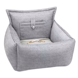 Florence Bilstol för hund, Grey