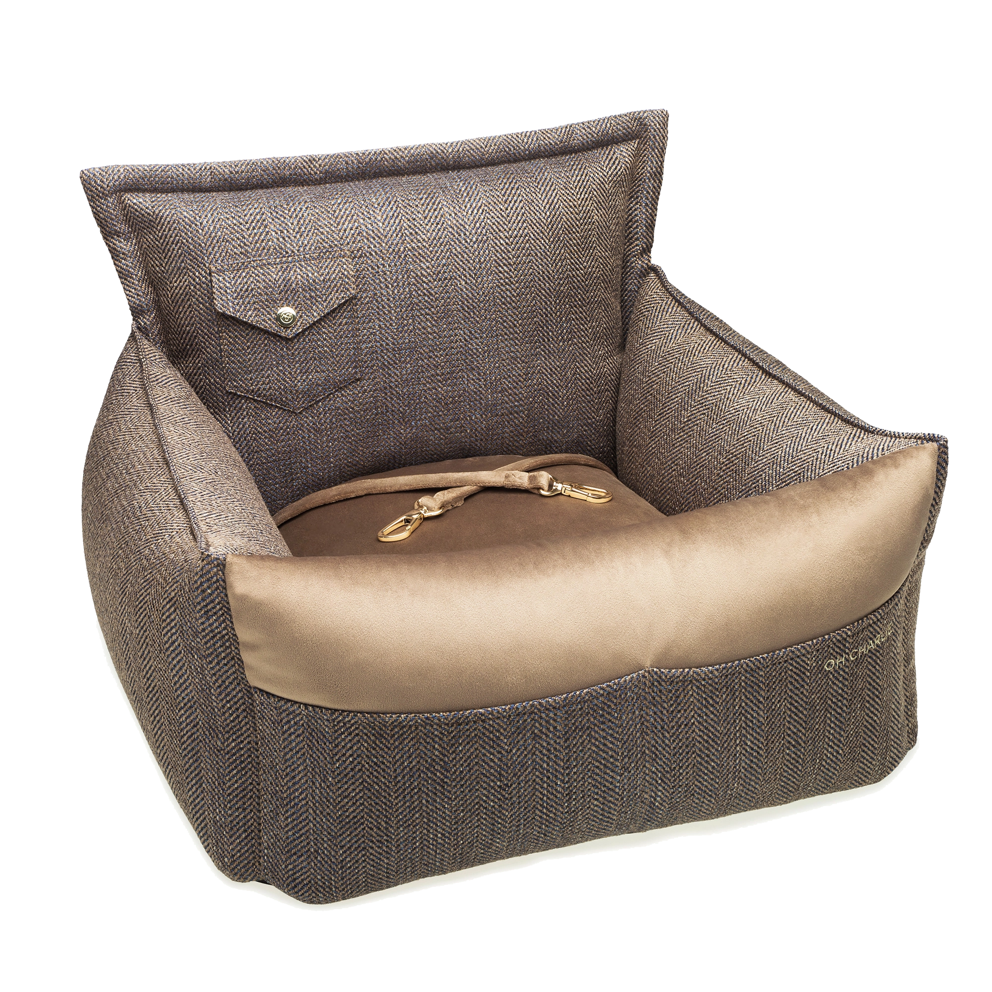 Winston Bilstol för hund Dark Beige