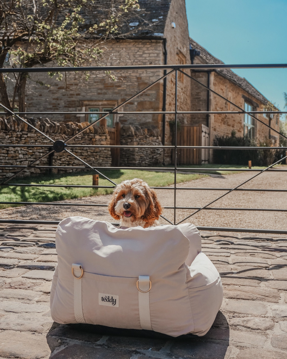 Marshmallow Puffer Hundbilstol 3-i-1