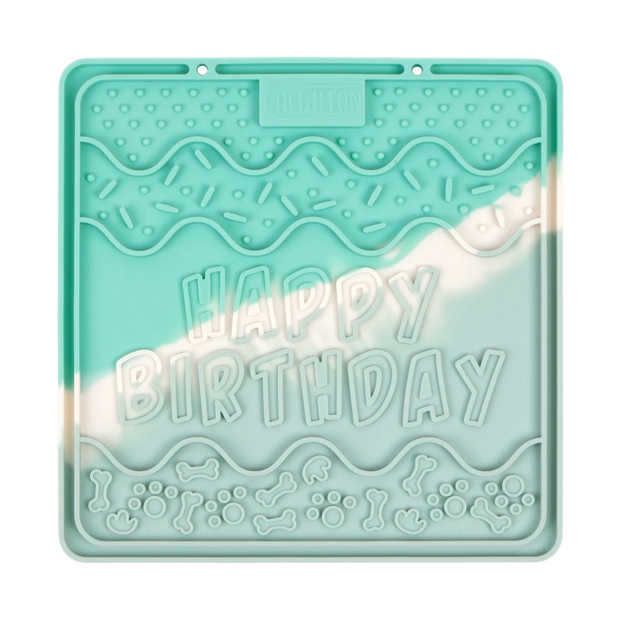 Birthday Silicone Licking Mat - Seafoam Mist