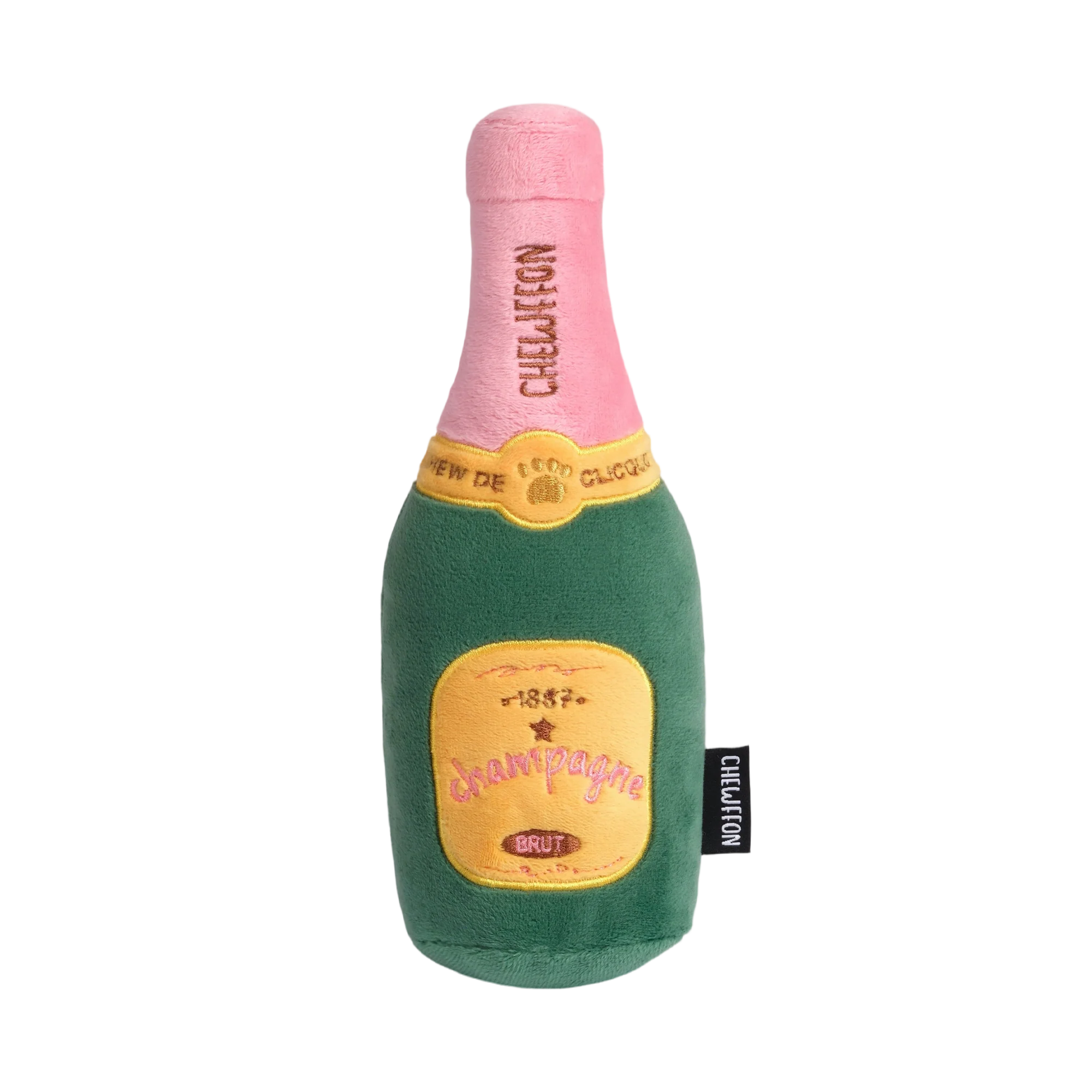 Champagne Bottle Squeaky Toy