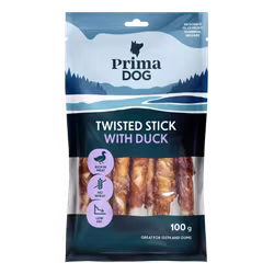 PrimaDog Tuggpinne med anka 13 cm 11-p