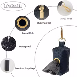 Bajspåsehållare Cream Braided