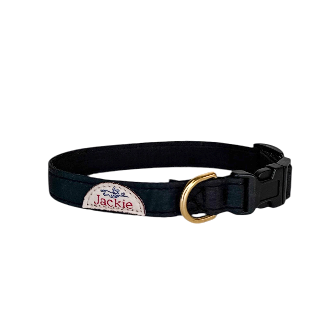 Jackie Hundhalsband Click-Lock Svart