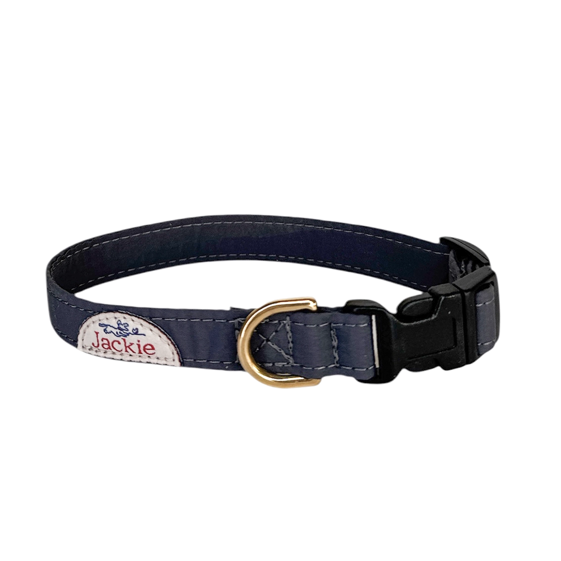 Jackie Hundhalsband Click-Lock Grå