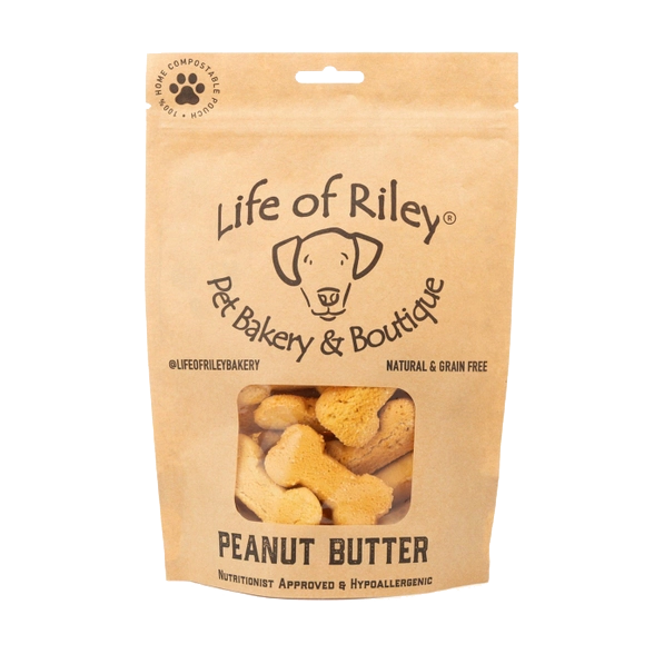 Peanut Butter Biscuit Bones – Spannmålsfria Hundkex